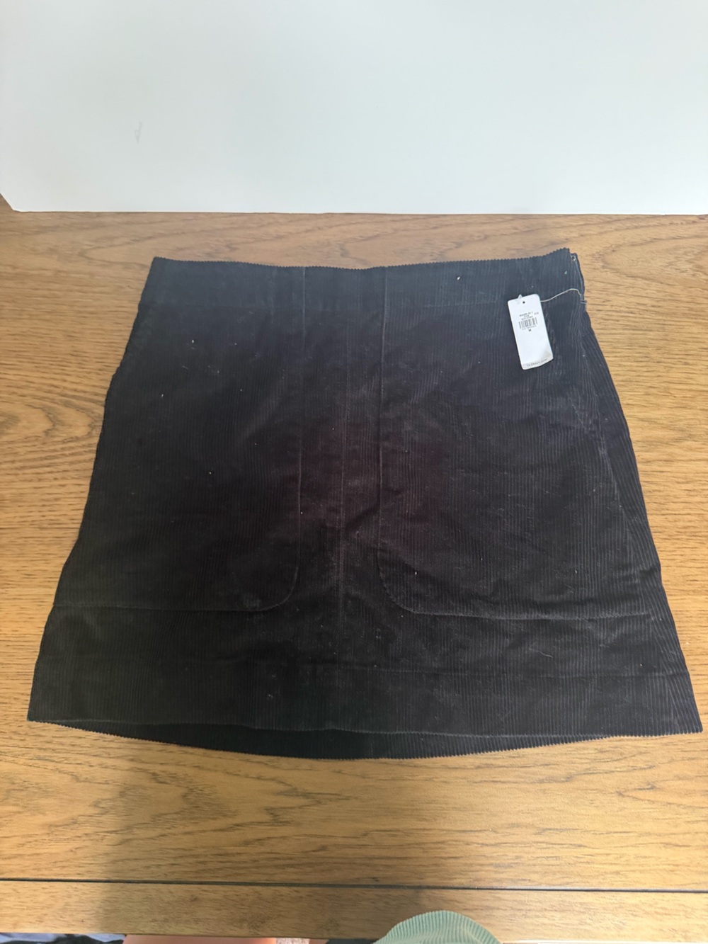 Old Navy Women's Black Corduroy Mini Skirt